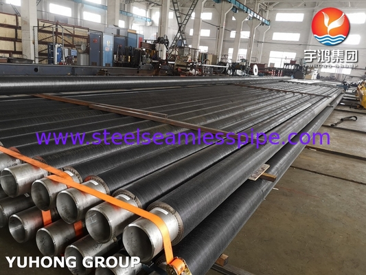 ASTM A312 TP316L স্টেইনলেস স্টীল ফিন পাইপ Hfw প্রকার অর্থনীতির জন্য সলিড ফিন সহ
