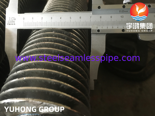 ASTM A312 TP316L স্টেইনলেস স্টীল ফিন পাইপ Hfw প্রকার অর্থনীতির জন্য সলিড ফিন সহ