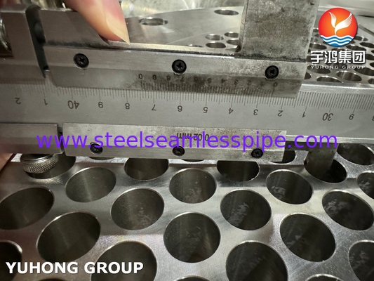 ASTM A182 F304L গরম এক্সচেঞ্জার সমাবেশের জন্য কাঠের স্টেইনলেস স্টীল টিউব শীট
