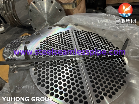 ASTM A182 F304L গরম এক্সচেঞ্জার সমাবেশের জন্য কাঠের স্টেইনলেস স্টীল টিউব শীট