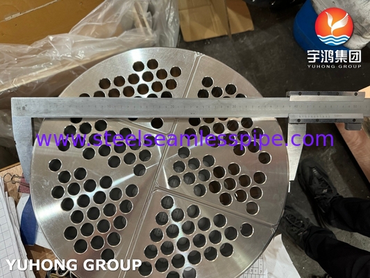 ASTM A240 SS304 তাপ এক্সচেঞ্জারের আনুষাঙ্গিকগুলির জন্য টিউব শীট