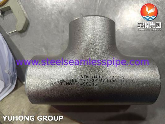 উচ্চ ক্ষয় এবং তাপমাত্রা প্রতিরোধের জন্য ASTM A403 WP317-S স্টেইনলেস স্টীল ফিটিং