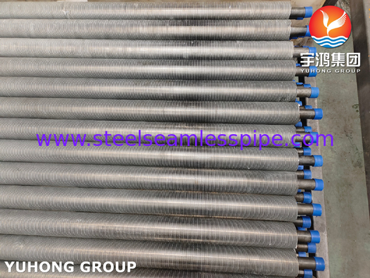 ASTM A210 ASME SA210 GR A1 কার্বন স্টীল অ্যালুমিনিয়াম ফিন এক্সট্রুজড এয়ার কুলড হিট এক্সচেঞ্জার টিউব