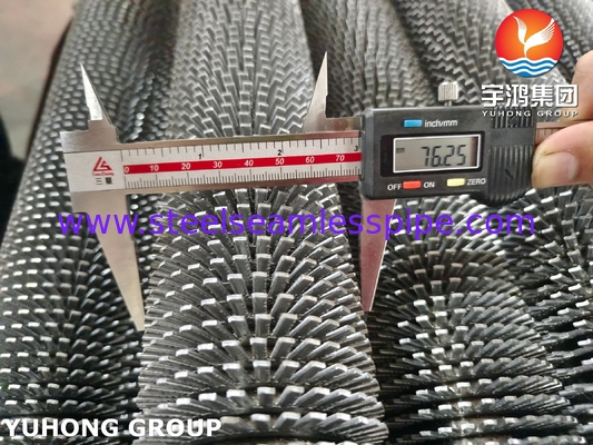 ওয়েল্ডড হেলিক্যাল সাইজড ফিনিং টিউব ASME SA192 SMLS কার্বন স্টীল বয়লার টিউব