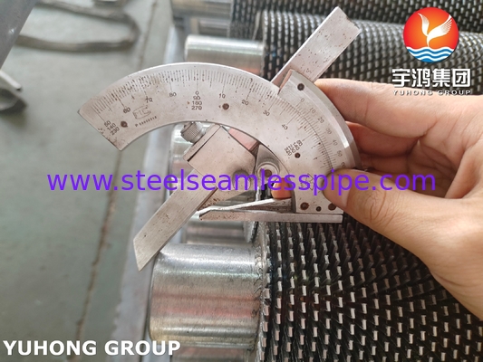 ওয়েল্ডড হেলিক্যাল সাইজড ফিনিং টিউব ASME SA192 SMLS কার্বন স্টীল বয়লার টিউব