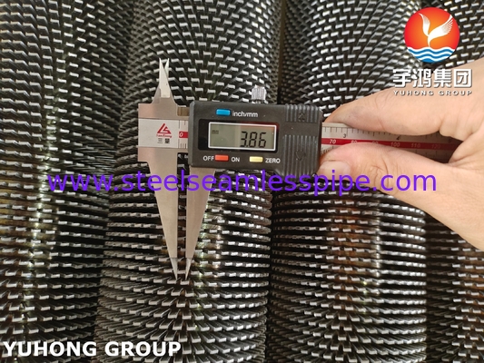 ওয়েল্ডড হেলিক্যাল সাইজড ফিনিং টিউব ASME SA192 SMLS কার্বন স্টীল বয়লার টিউব