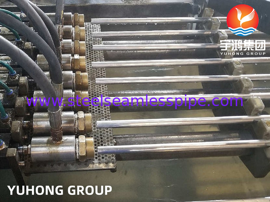 স্টেইনলেস স্টীল ঝালাই টিউব উজ্জ্বল Annealed A249 TP316L 1.4404 ET HT