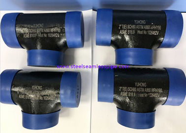 ASTM A860 WPHY60 / 42/52/65/70/80 রেডুকার টিই, ELBOW 2 &quot;SCH80 BW ASME B16.9 কালো সারফেস বা রঙিন আবরণ