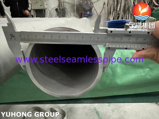 EN 10216-5 1.4462 / UNS S32205 SAF ডুপ্লেক্স 2205 স্টেইনলেস স্টীল সিউমলেস পাইপ