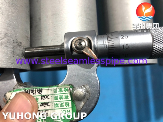 ASTM A789 UNS S32205 রাসায়নিক শিল্পের জন্য ডুপ্লেক্স স্টিলের সিউমলেস টিউব