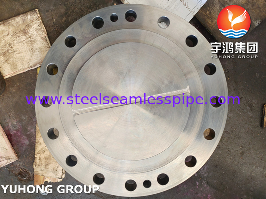 ASTM SA266 Gr2N চ্যানেল কভার ফ্ল্যাঞ্জ এবং শেল সাইড ফ্ল্যাঞ্জ তাপ এক্সচেঞ্জারে ব্যবহৃত