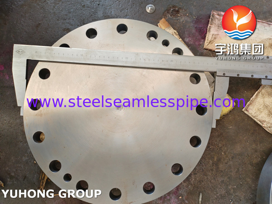 ASTM SA266 Gr2N চ্যানেল কভার ফ্ল্যাঞ্জ এবং শেল সাইড ফ্ল্যাঞ্জ তাপ এক্সচেঞ্জারে ব্যবহৃত