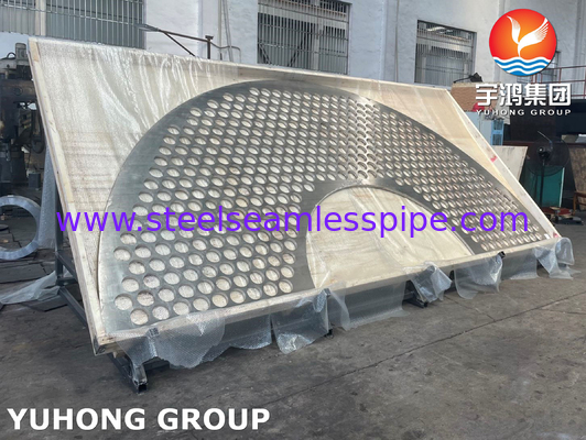 ASTM A182 স্টেইনলেস স্টীল চাপের পাত্রে ব্যফেল