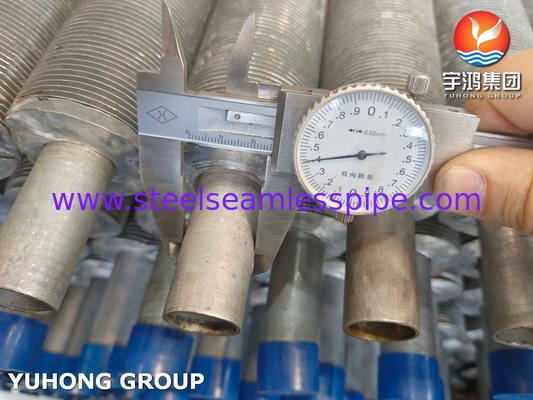 ASTM269 TP304 সিউমলেস টিউব স্টেইনলেস স্টীল এক্সট্রুজড ফিন টিউব হিট এক্সচেঞ্জারের জন্য