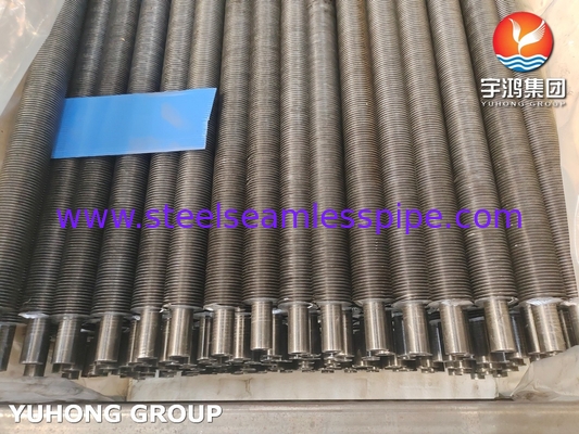 ASTM A179 কার্বন স্টীল সিউমলেস টিউব অ্যালুমিনিয়াম ফিন জি টাইপ ফিন টিউব শুকনো কুলার টাওয়ারের জন্য