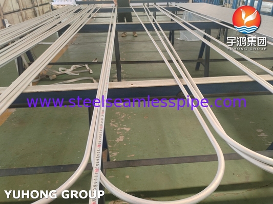304L স্টেইনলেস স্টীল সিউমলেস ইউ বন্ড টিউব ASME SA213 TP304L তাপ এক্সচেঞ্জার অ্যাপ্লিকেশন