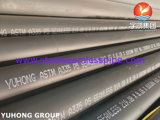 উচ্চ তাপমাত্রা এবং চাপ অ্যাপ্লিকেশন জন্য ASTM A335 গ্রেড P9 P11 P22 P91 খাদ ইস্পাত পাইপ