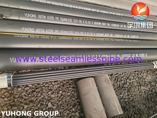 উচ্চ তাপমাত্রা এবং চাপ অ্যাপ্লিকেশন জন্য ASTM A335 গ্রেড P9 P11 P22 P91 খাদ ইস্পাত পাইপ