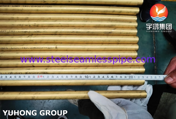 C68700 তামা খাদ সিউমলেস টিউব ASTM B111 গরম এক্সচেঞ্জার জন্য SGS অনুমোদিত