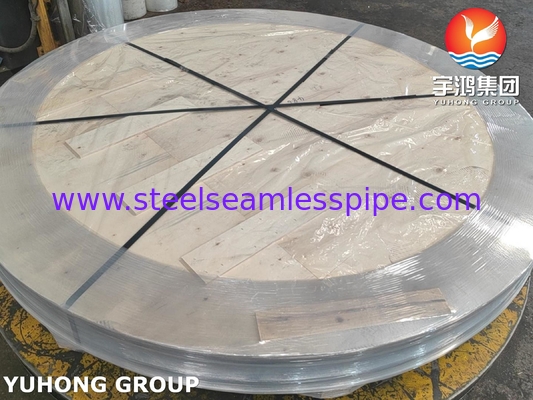 ASME SA516 গ্রেড 70N কার্বন ইস্পাত ডিস্ক চাপ জাহাজের জন্য ছাঁটাই বৃত্তাকার প্লেট