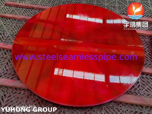 ASME SA516 গ্রেড 70N কার্বন ইস্পাত ডিস্ক চাপ জাহাজের জন্য ছাঁটাই বৃত্তাকার প্লেট