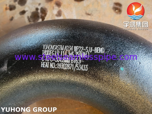 এএসটিএম A234 WP22 180° LR U BEND