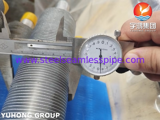 ASME A179 কার্বন ইস্পাত ফিন টিউব রান L টাইপ এয়ার কন্ডিশনার জন্য
