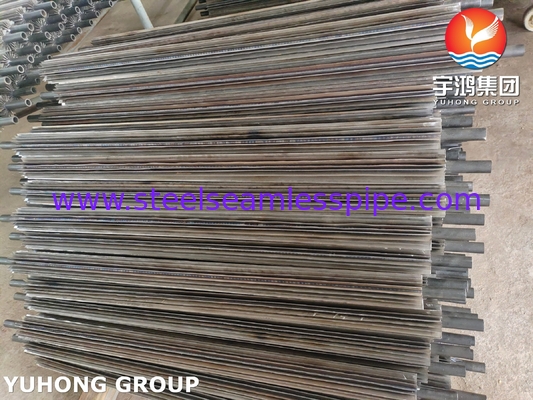 পেট্রোকেমিক্যাল ইন্ডাস্ট্রি জন্য 304 ফিনিড টিউব ASTM A249 U- বাঁক লম্বা টাইপ