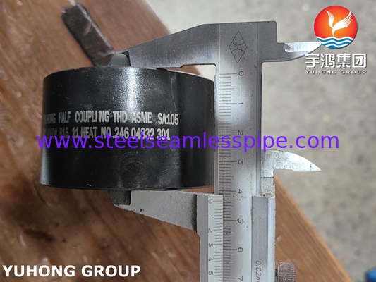 স্টেইনলেস স্টীল ফোরজড ফিটিং ASME SA105 B16.11 3000 NPT B16.11 স্ট্যান্ডার্ডের সাথে অর্ধ-ক্যাপলিং