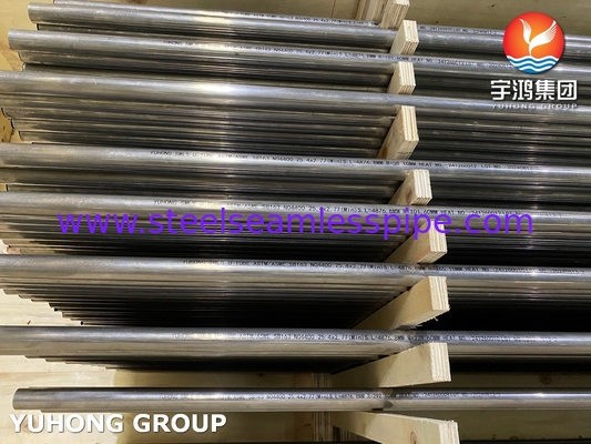 ASME SB163 UNS N04400 নিকেল তামা খাদ তাপ এক্সচেঞ্জার টিউব Monel 400 U টিউব