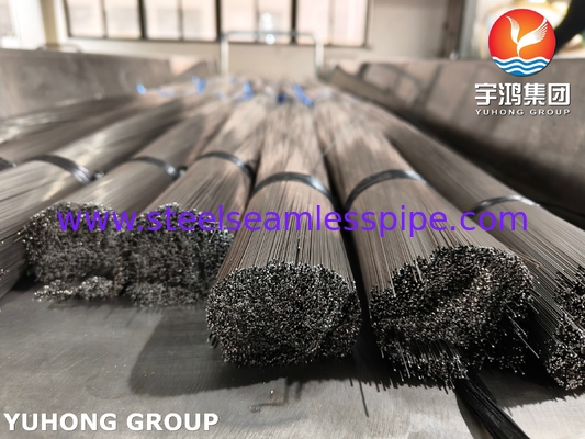 SUS304 SUS316 মেডিকেল যন্ত্রপাতি জন্য উজ্জ্বল Annealed স্টেইনলেস স্টীল ক্যাপিলারি টিউব