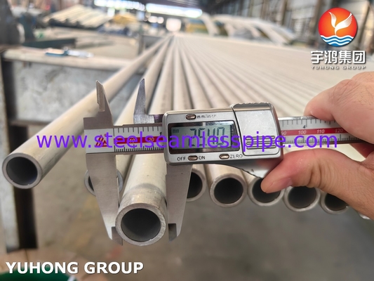এএসটিএম A213 TP304 304H 304L স্টেইনলেস স্টীল তাপ এক্সচেঞ্জার টিউব