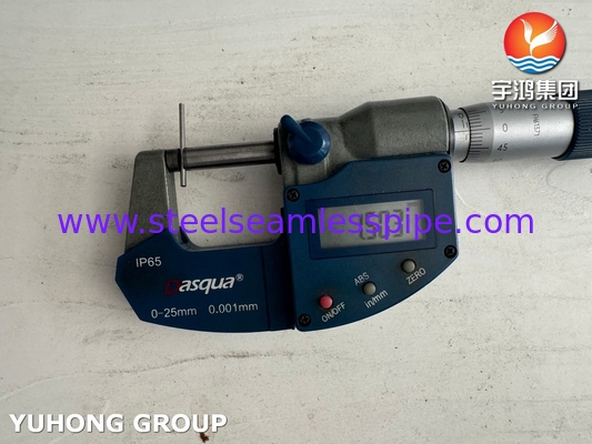 SUS304 SUS316L যথার্থ যন্ত্রপাতি জন্য ছোট খাঁজ স্টেইনলেস স্টীল ক্যাপিলারি টিউব