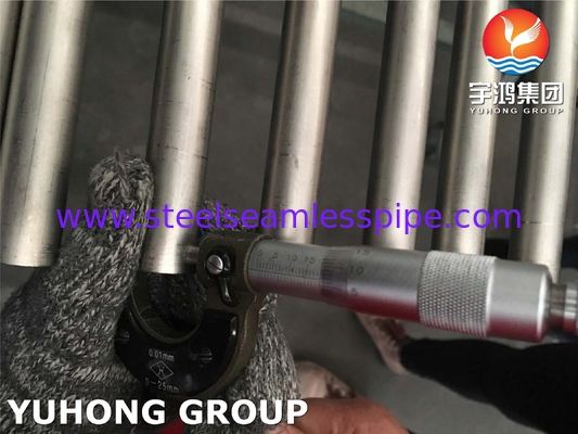 ASME SB338 Gr7 UNS R52400 টাইটানিয়াম-প্যালাডিয়াম অ্যালোয় টিউব কনডেনসার জন্য