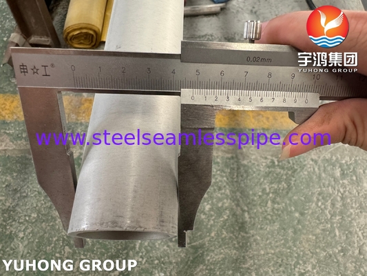সুপার ডুপ্লেক্স 2507 পাইপ ASTM A790 UNS S32750 সুপার ডুপ্লেক্স স্টেইনলেস স্টীল পাইপ