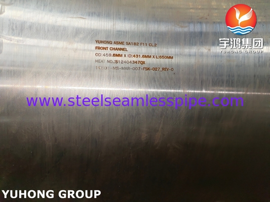 ASME SA182 F11 Cl.2 তাপ এক্সচেঞ্জারের জন্য ফ্রন্ট চ্যানেল