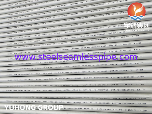 ASTM A213 TP316 TP316L স্টেইনলেস স্টীল Seamless টিউব প্রস্তুতকারক