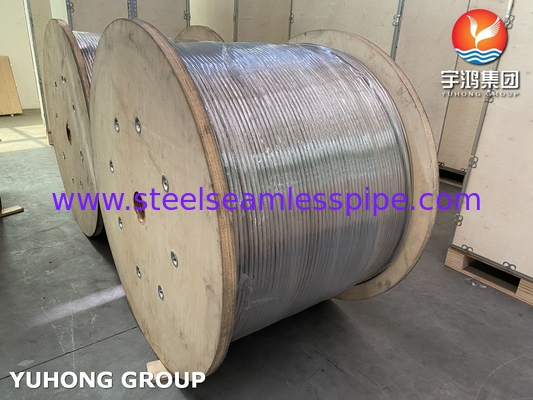 ASTM A269 TP316L স্টেইনলেস স্টীল কয়েল সিউমলেস টিউব NACE MR0175 সম্মতি