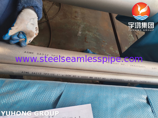ASTM A312 TP310S স্টেইনলেস স্টিল সিমলেস পাইপ তেল গ্যাস এর জন্য