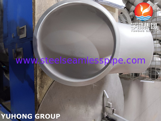 ASTM A815 S32750 ডুপ্লেক্স স্টেইনলেস স্টিল ফিটিং এলবো ৯০ ডিগ্রী লং রেডিয়াস বাটওয়েল্ড B16.9