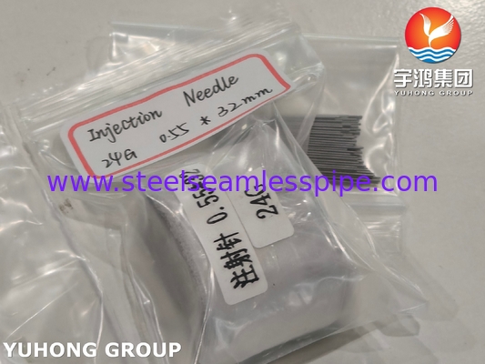 24 জি মেডিকেল ইনজেকশন ইগল, 0.55 * 32MM, বেভেল টিপ স্টেইনলেস স্টীল ইগল টিউব ISO9626