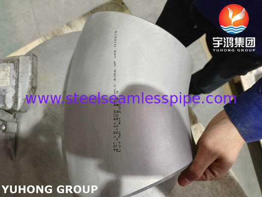 ASTM B366 UNS N10276 / Hastelloy C276 Elbow Hastelloy Steel Buttweld ফিটিং