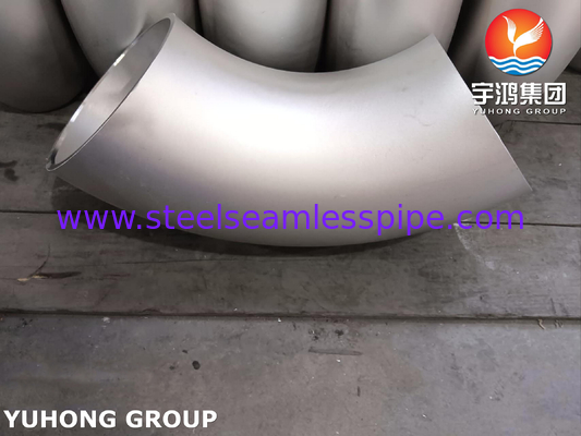 ASTM A403 WP321 স্টেইনলেস স্টীল 180° কনুই, ASME B16.9 Buttweld পাইপ ফিটিং