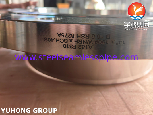ASTM A182 F310 স্টেইনলেস স্টীল WNRF ফ্ল্যাঞ্জ ASME B16.5 কাঠের স্টীল ফ্ল্যাঞ্জ