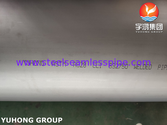 ASTM A928 CL.1 সুপার ডুপ্লেক্স স্টিল ওয়েল্ডড পাইপ S32750 S32205 S31254