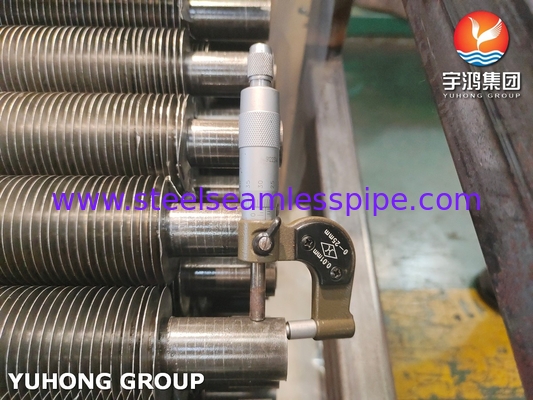 ASME SA179 অ্যালুমিনিয়াম 1060 এমবেডেড ফিন টিউব জি-টাইপ ফিন কনডেনসার, কুলিং সিস্টেমের জন্য
