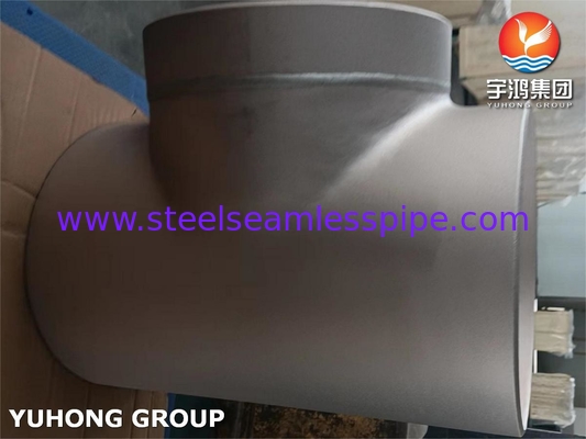 ASTM B466 C70600 তামা নিকেল খাদ পাইপ ফিটিং, Buttweld CuNi 90/10 Equal Tee