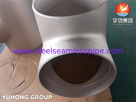 ASTM B466 C70600 তামা নিকেল খাদ পাইপ ফিটিং, Buttweld CuNi 90/10 Equal Tee