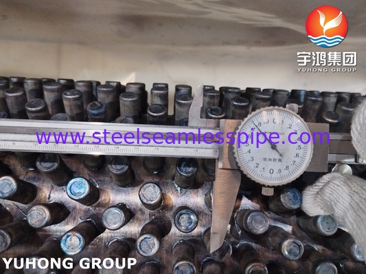 ASME SA106 Gr B উচ্চ দক্ষতা তাপ স্থানান্তর জন্য স্টপড টিউব কয়লা চালিত বিদ্যুৎ কেন্দ্র