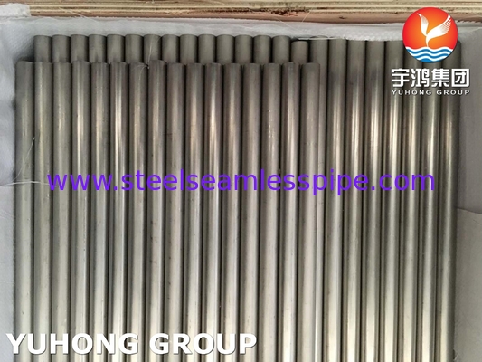 ASME SB338 Gr.7 টাইটানিয়াম টিউব Ti-Pd 0.2 রাসায়নিক সামুদ্রিক জন্য প্রত্যয়িত